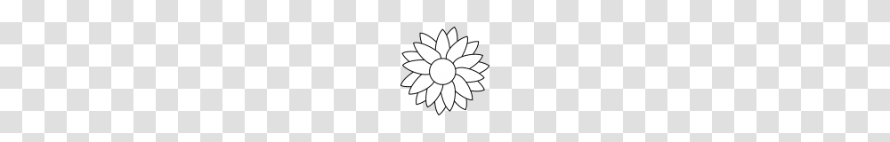 Clipart Sunflower Clipart Black And White Music Clipart, Diamond, Gemstone, Jewelry, Accessories Transparent Png