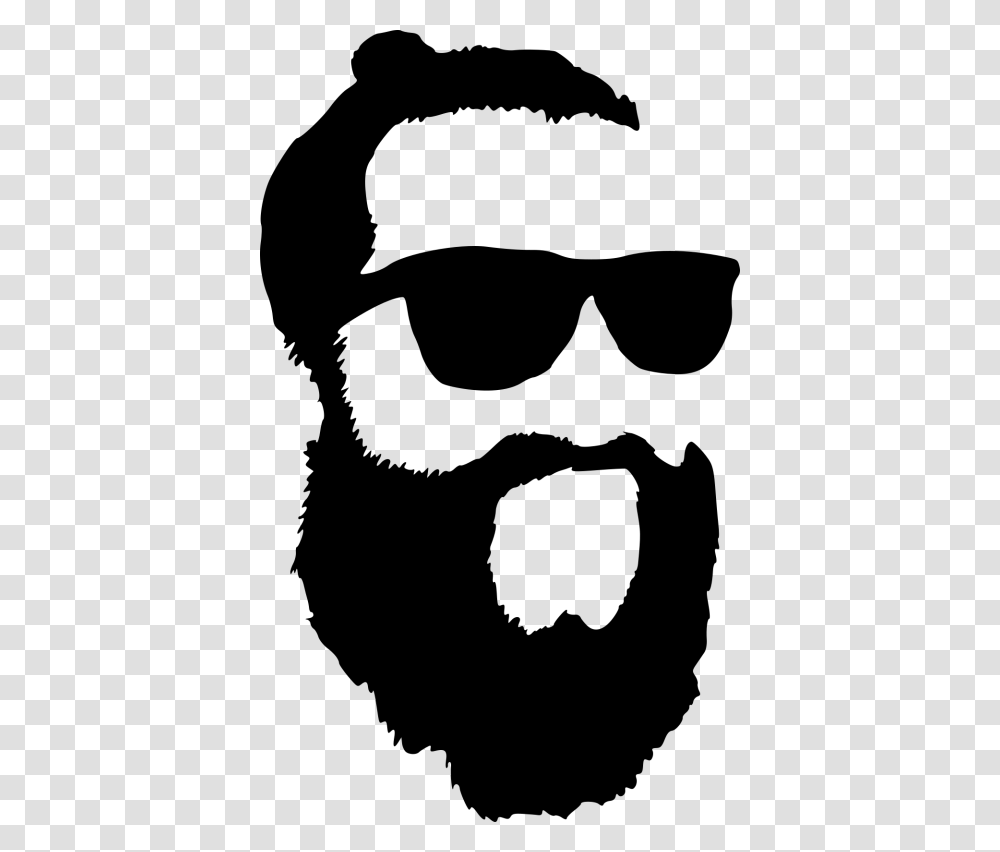 Clipart Sunglasses Beard Face Clipart Sunglasses Beard Face, Gray Transparent Png