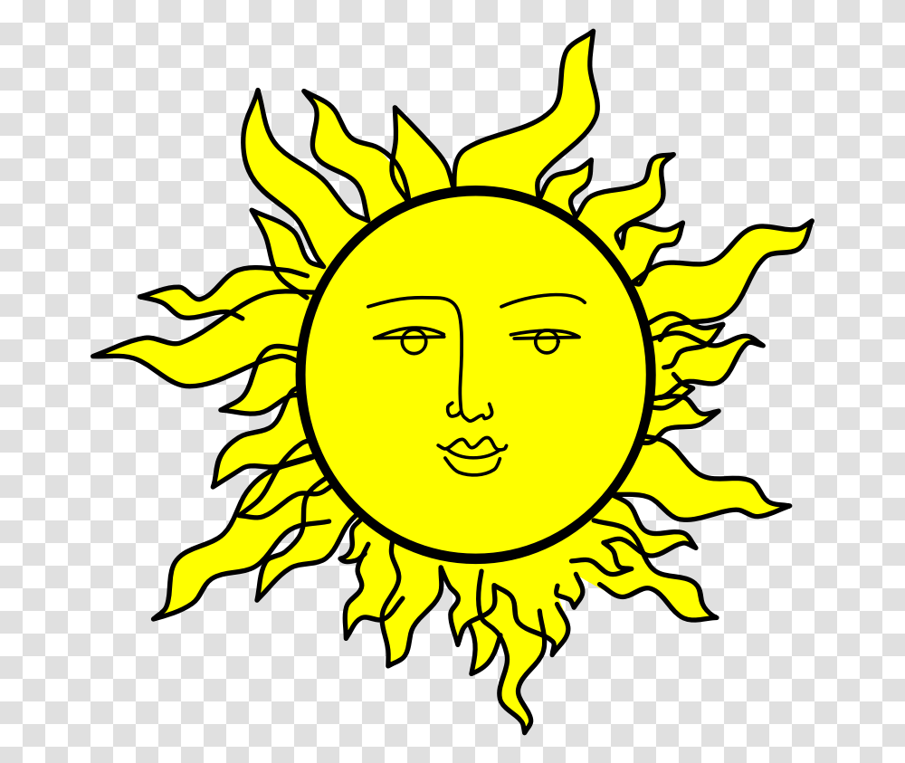 Clipart Sunshine Cartoon Sun With A Face, Outdoors, Nature, Sky, Sunlight Transparent Png