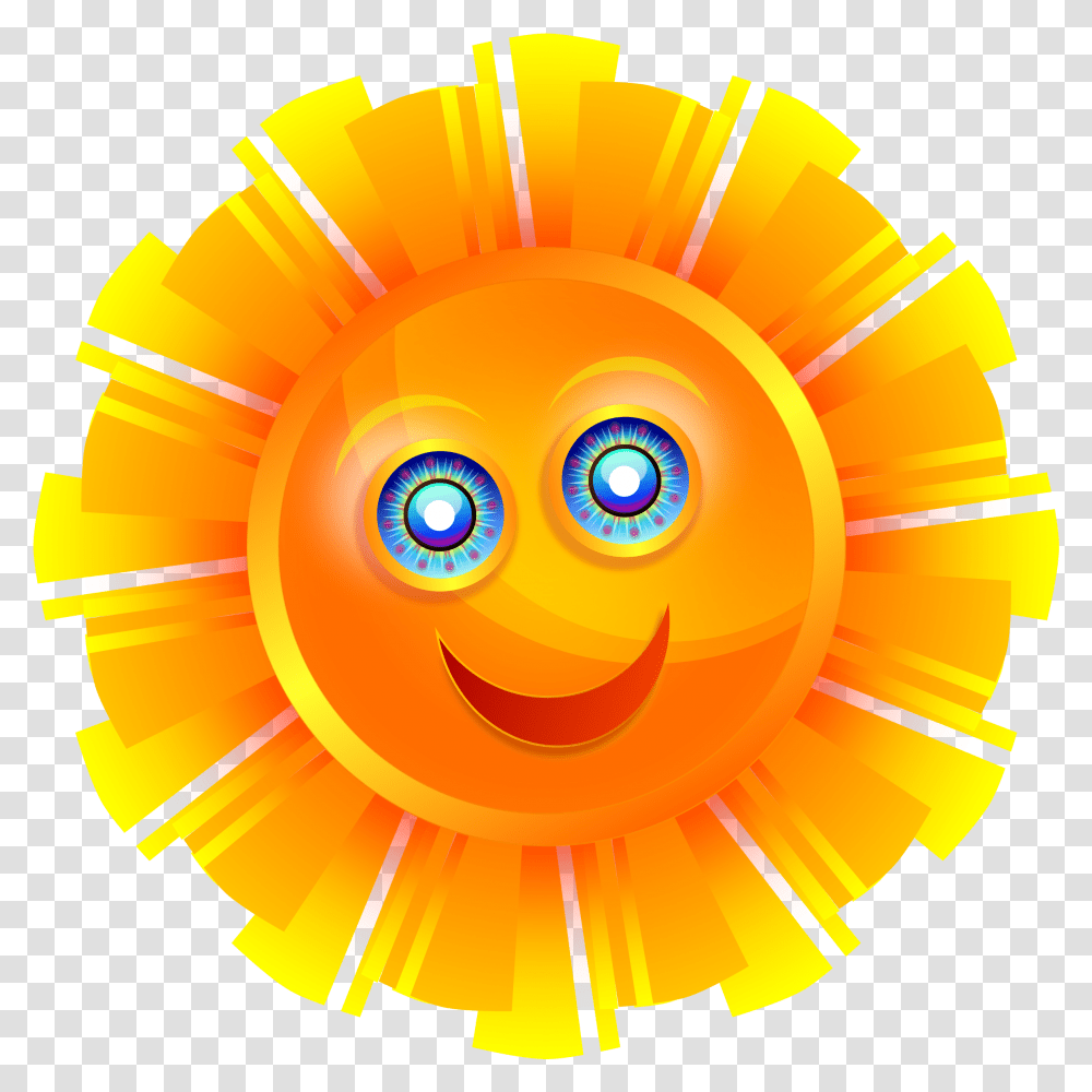 Clipart Sunshine Smiley Gif Animated Sun, Balloon, Nature, Flare, Light Transparent Png