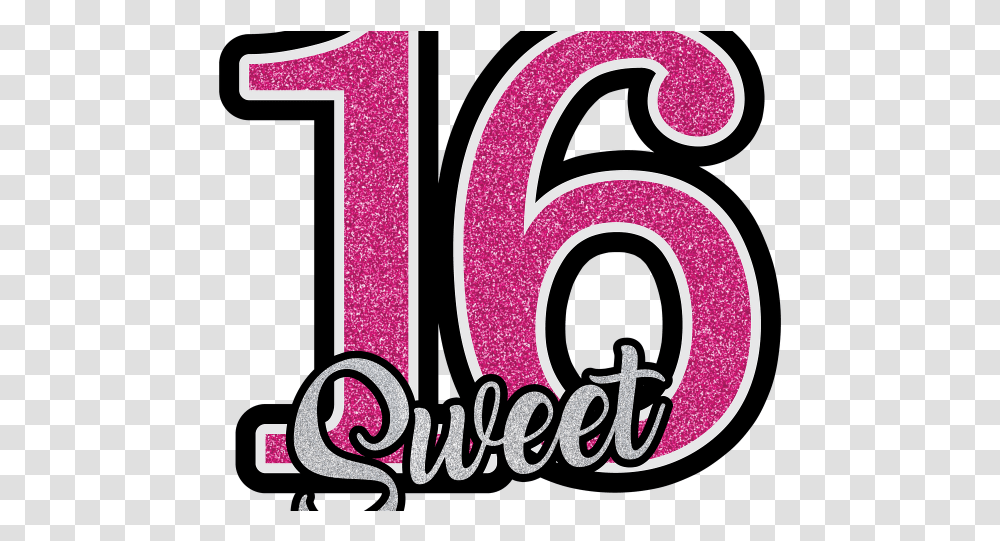Clipart Sweet Sixteen Crown Jpg Library 16 Clipart, Number, Alphabet Transparent Png