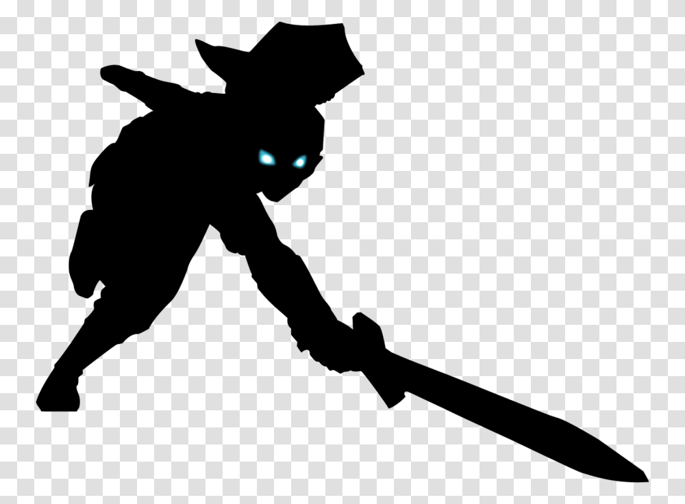 Clipart Sword Silhouette Legend Of Zelda Silhouette, Outdoors, Outer Space, Astronomy, Nature Transparent Png