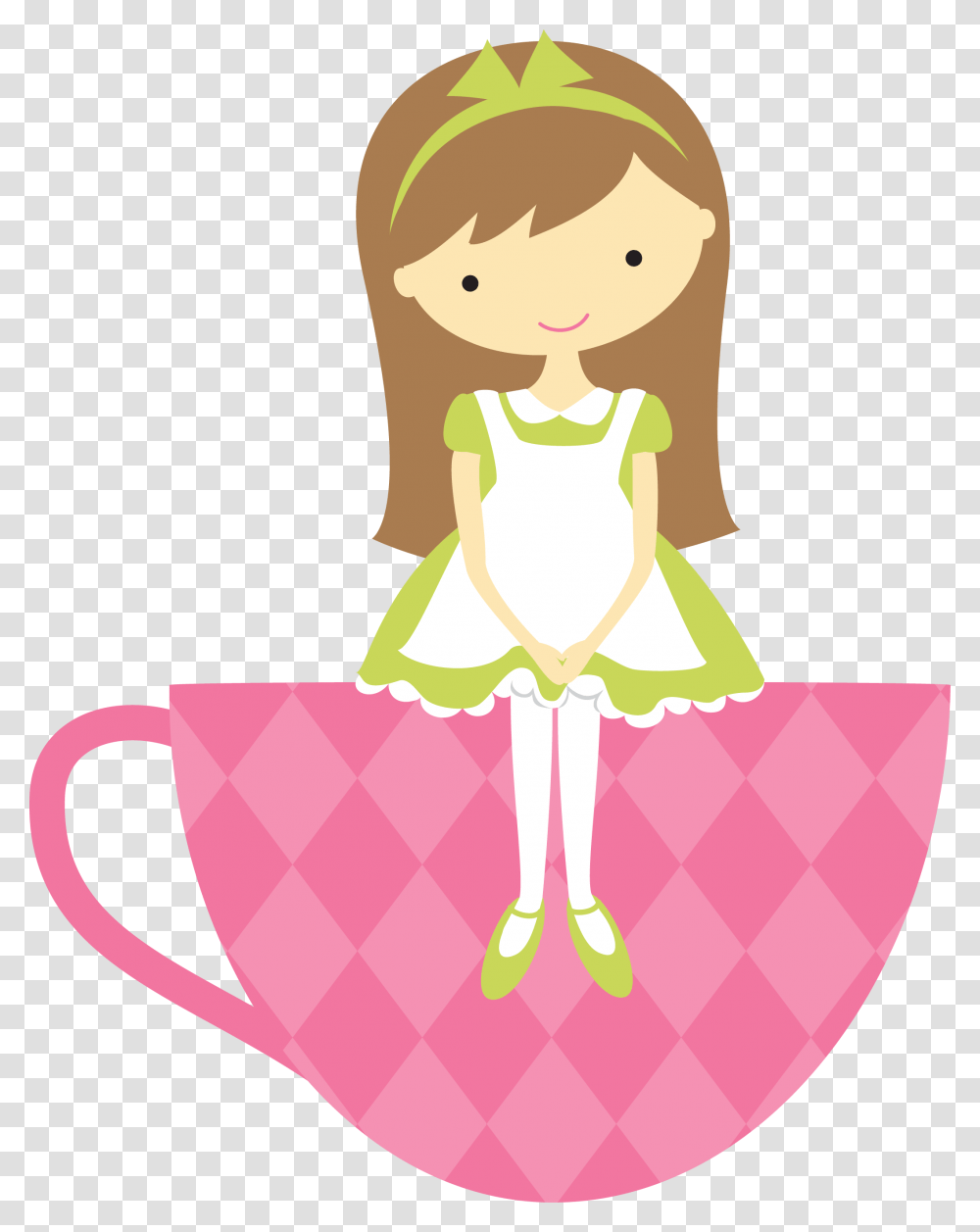 Clipart Tea Clip Art And Tea Party, Reading, Outdoors, Girl, Female Transparent Png