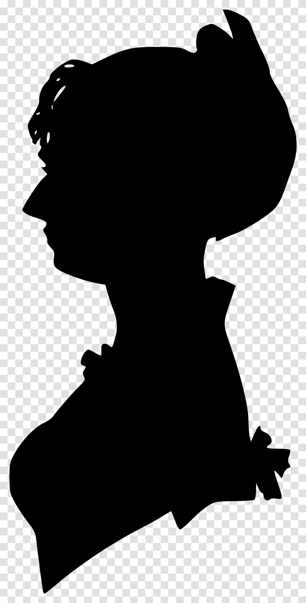Clipart Teacher Silhouette Old Woman Head Silhouette, Gray, World Of Warcraft Transparent Png