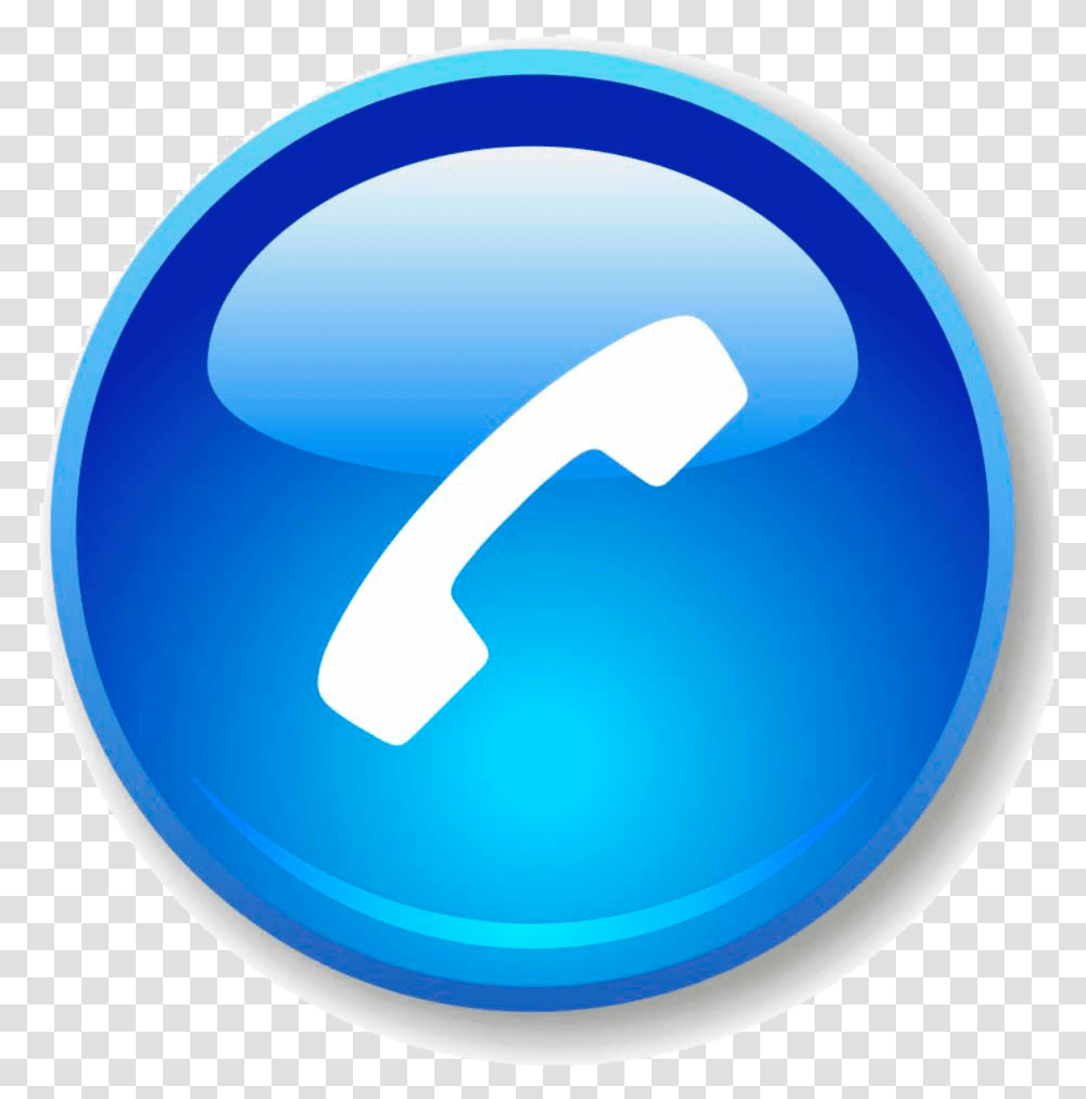 Clipart Telephone Blue Blue Phone Icon, Sphere, Logo, Trademark Transparent Png
