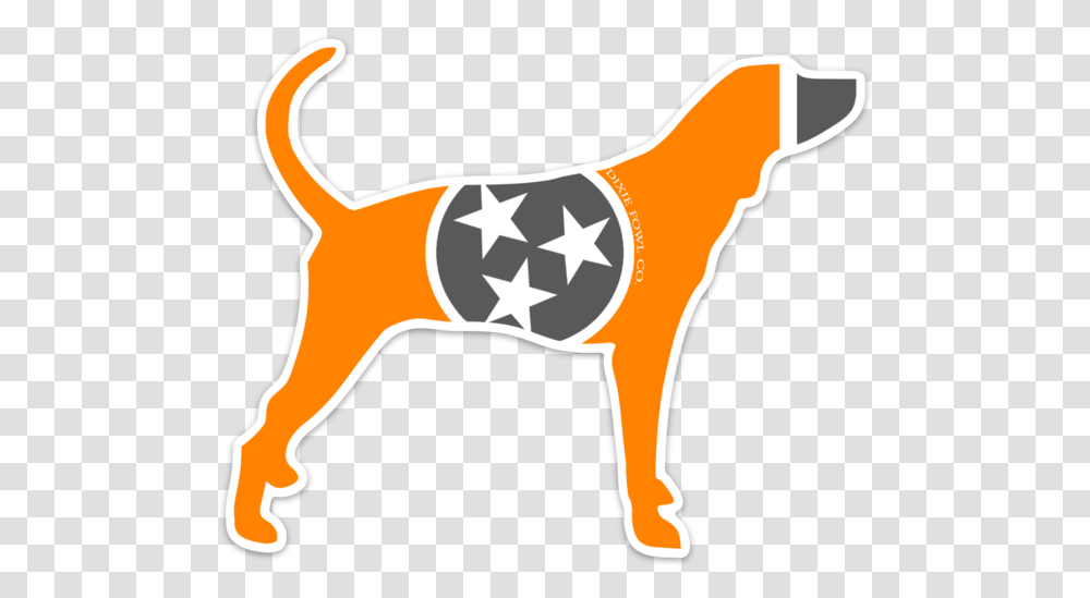 Clipart Tennessee Smokey Dog Tennessee Decals, Label, Text, Symbol, Star Symbol Transparent Png