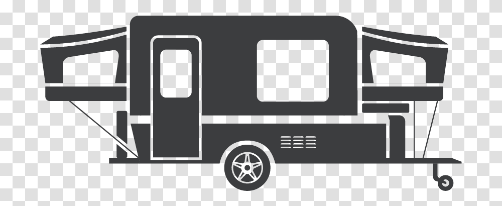 Clipart Tent Caravan Tent Tent On Wheels Icons, Vehicle, Transportation, Rv, Moving Van Transparent Png