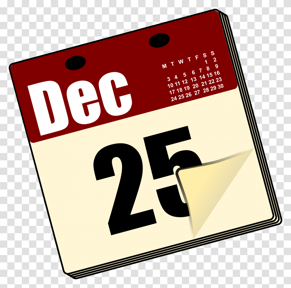 Clipart, Number, Calendar Transparent Png
