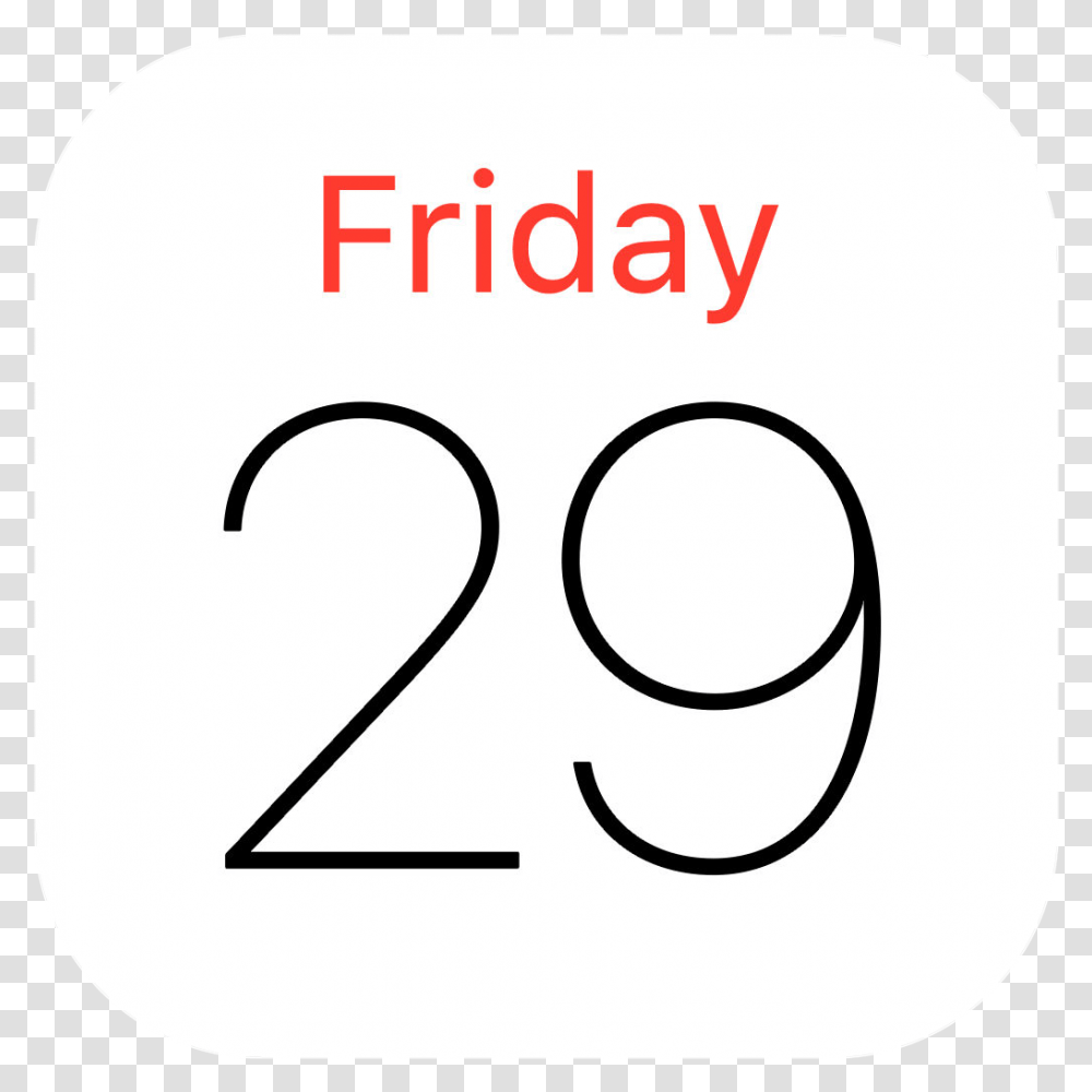 Clipart That Looks Like Apple Calendar Picture Library Iphone Calendar App Icon, Number, Label Transparent Png