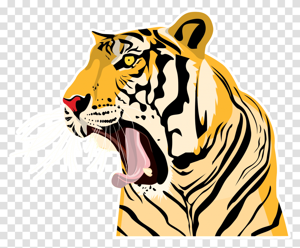 Clipart Tiger Roaring Tiger Name Photo Download, Wildlife, Mammal, Animal, Teeth Transparent Png