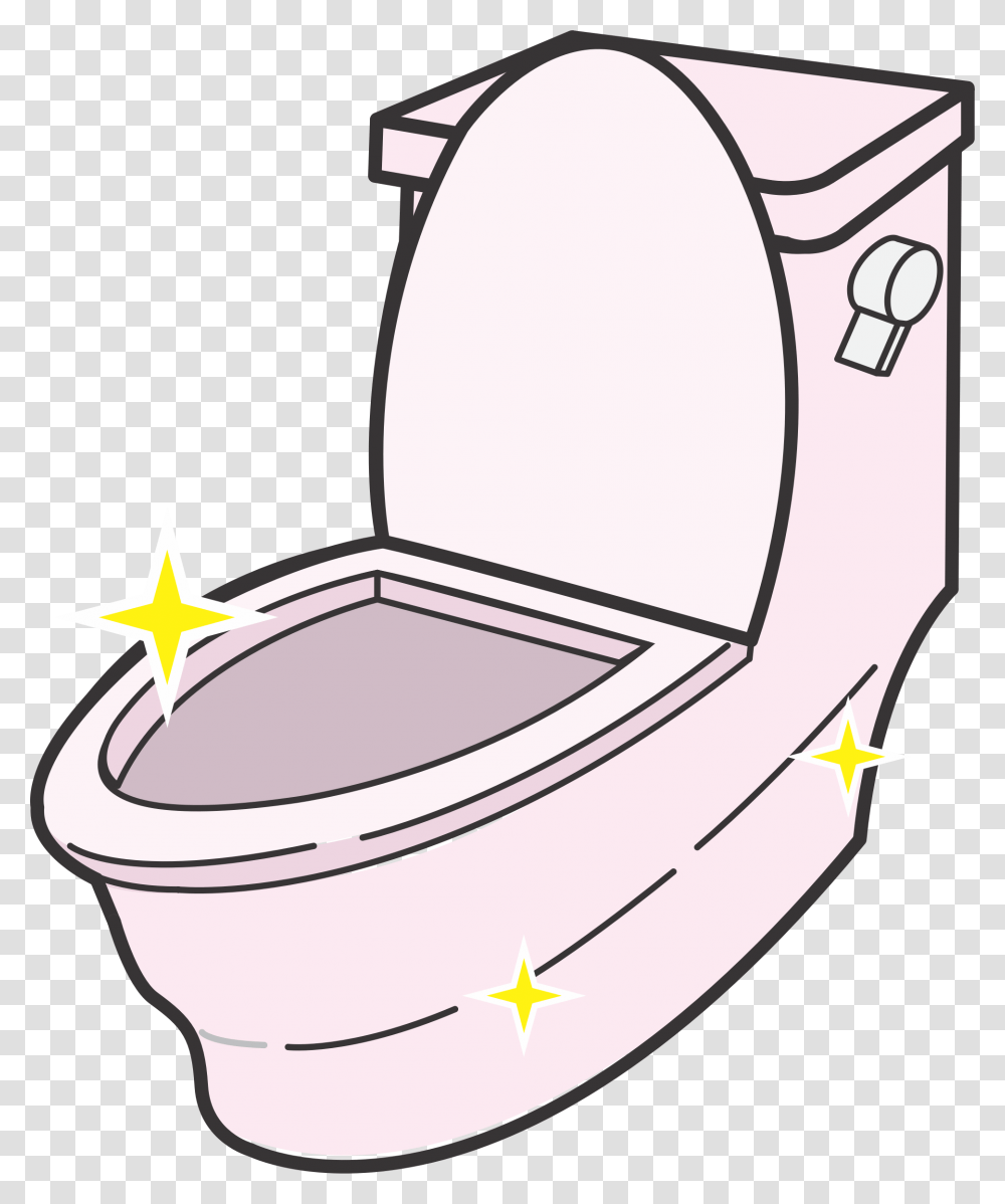 Clipart Toilet Sparkling Toilet Clip Art, Room, Indoors, Bathroom, Potty Transparent Png