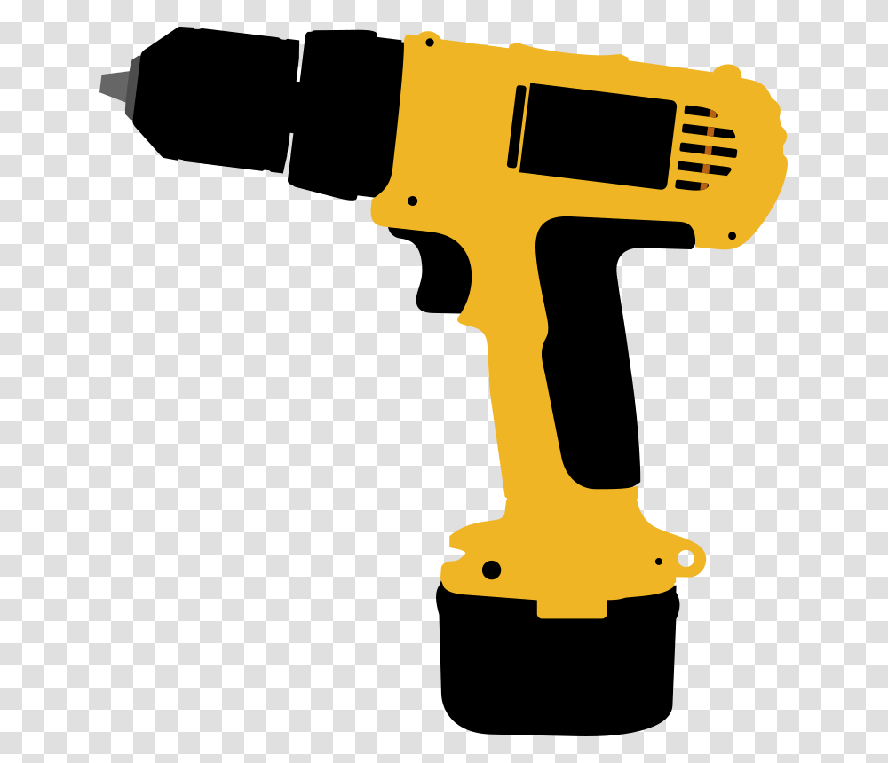 Clipart, Tool, Power Drill Transparent Png