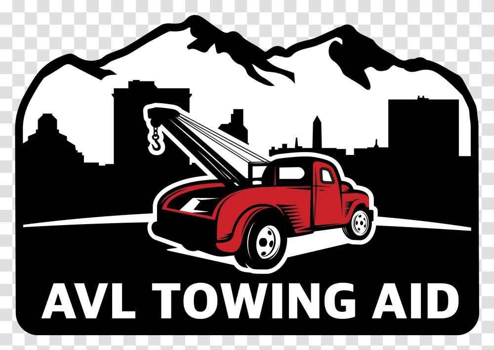 Clipart Tow Truck Towing A Car Clipart Royalty Free Towing Car Logo, Vehicle, Transportation, Fire Truck, Pickup Truck Transparent Png