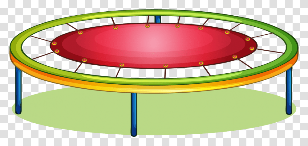 Clipart Trampoline Trampoline Vector Art, Meal, Food, Outdoors, Amusement Park Transparent Png
