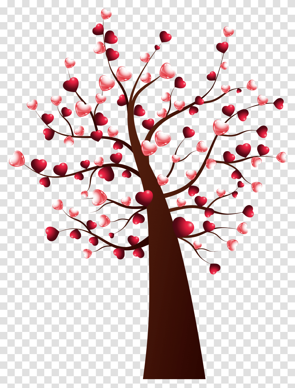 Clipart Trees Valentines Day Transparent Png