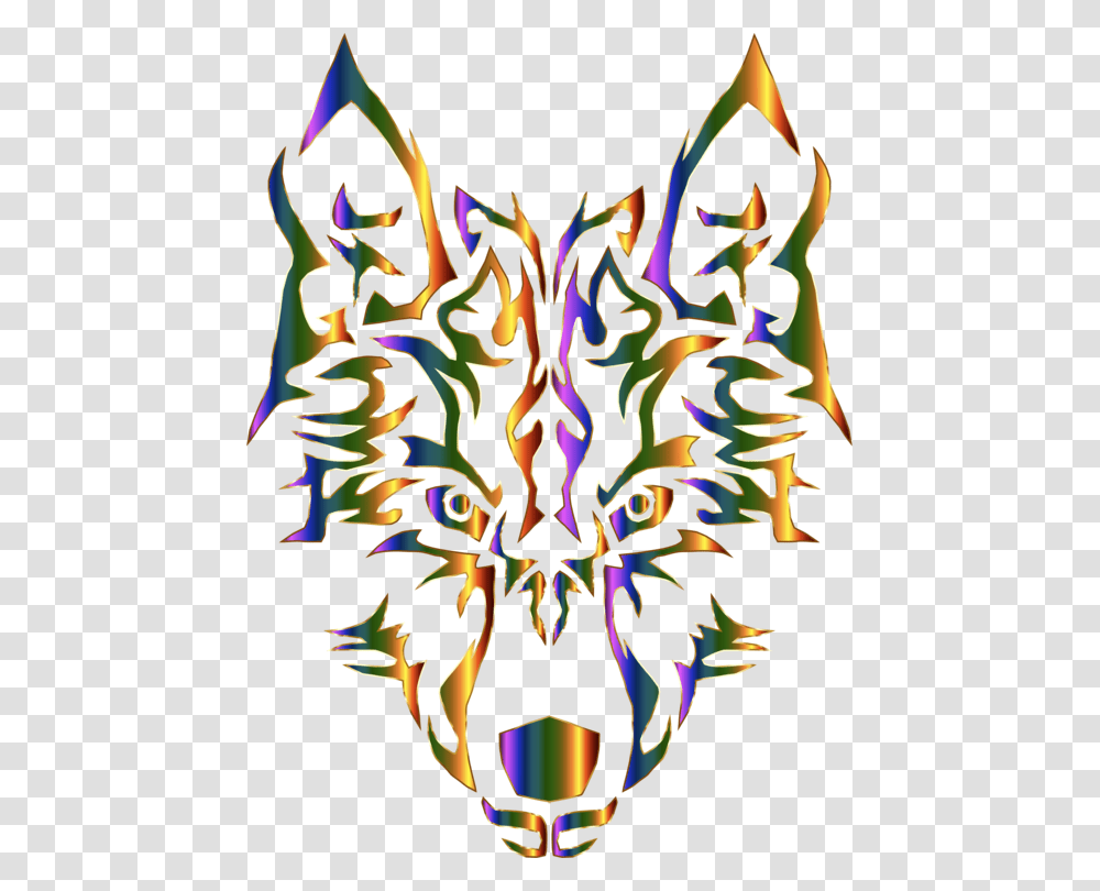 Clipart Tribal Wolf Abstract Pictures, Pattern, Floral Design, Ornament Transparent Png