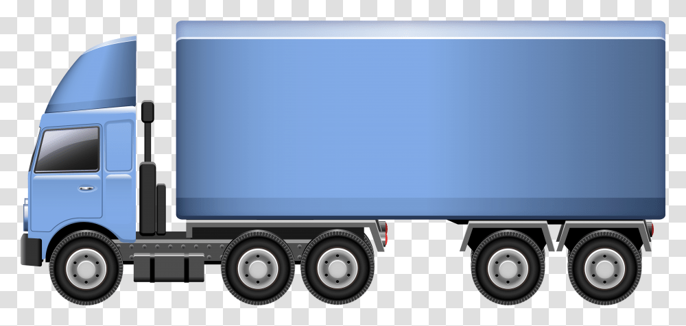 Clipart Truck Truck Clipart, Moving Van, Vehicle, Transportation, Trailer Truck Transparent Png