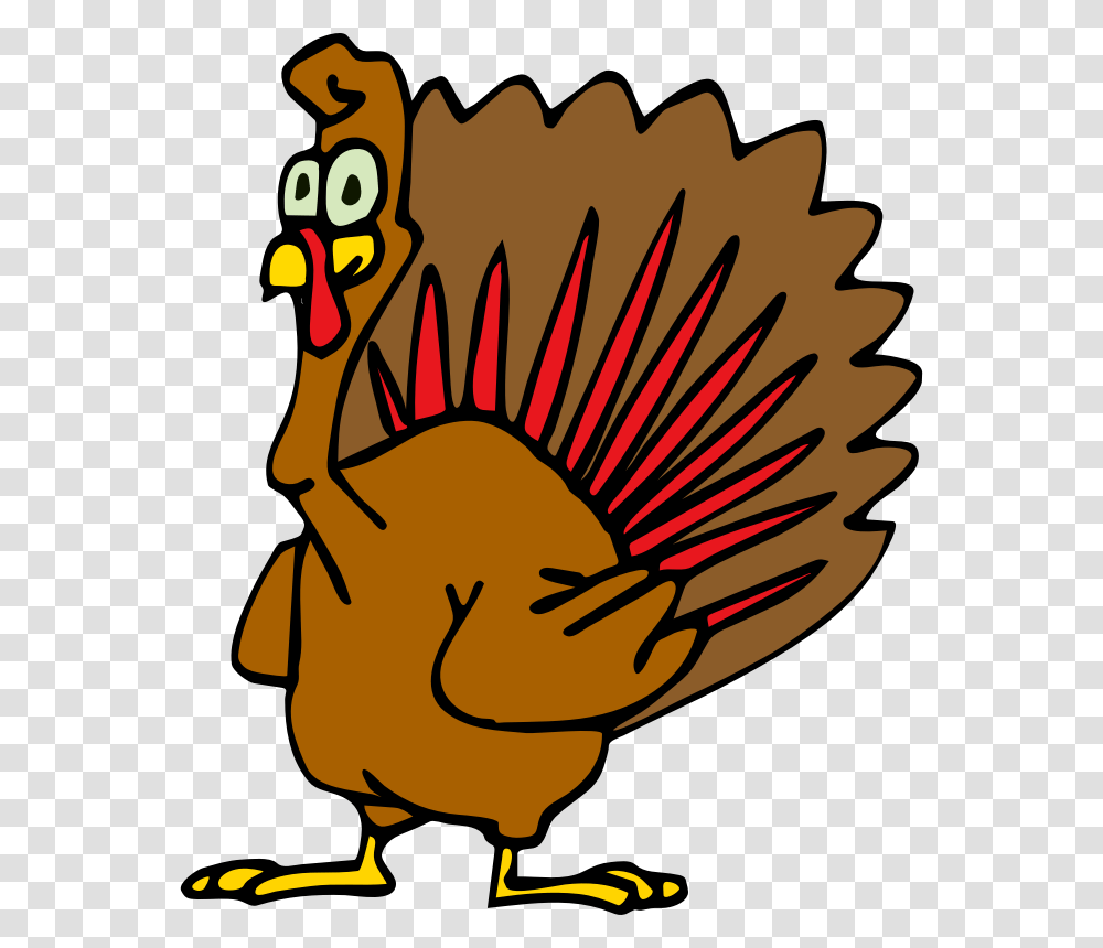 Clipart Turkey Animation Turkey Animated, Animal, Bird, Fowl, Poultry Transparent Png