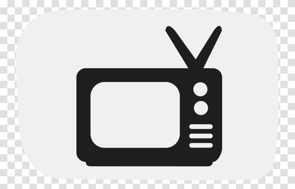 Clipart Tv Black And White Black And White Image Of A Tv, Monitor, Screen, Electronics, Display Transparent Png