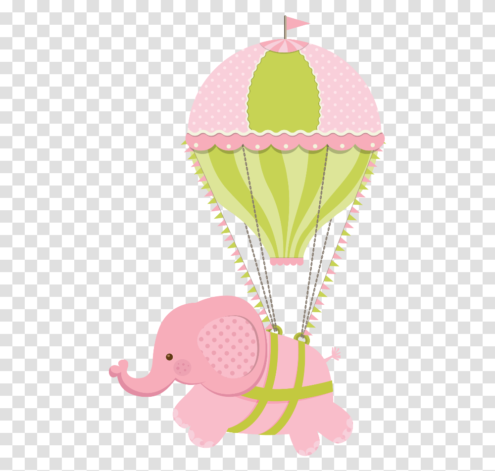 Clipart Umbrella Baby Elephant Baby Shower Balloons Clipart, Hot Air Balloon, Aircraft, Vehicle, Transportation Transparent Png