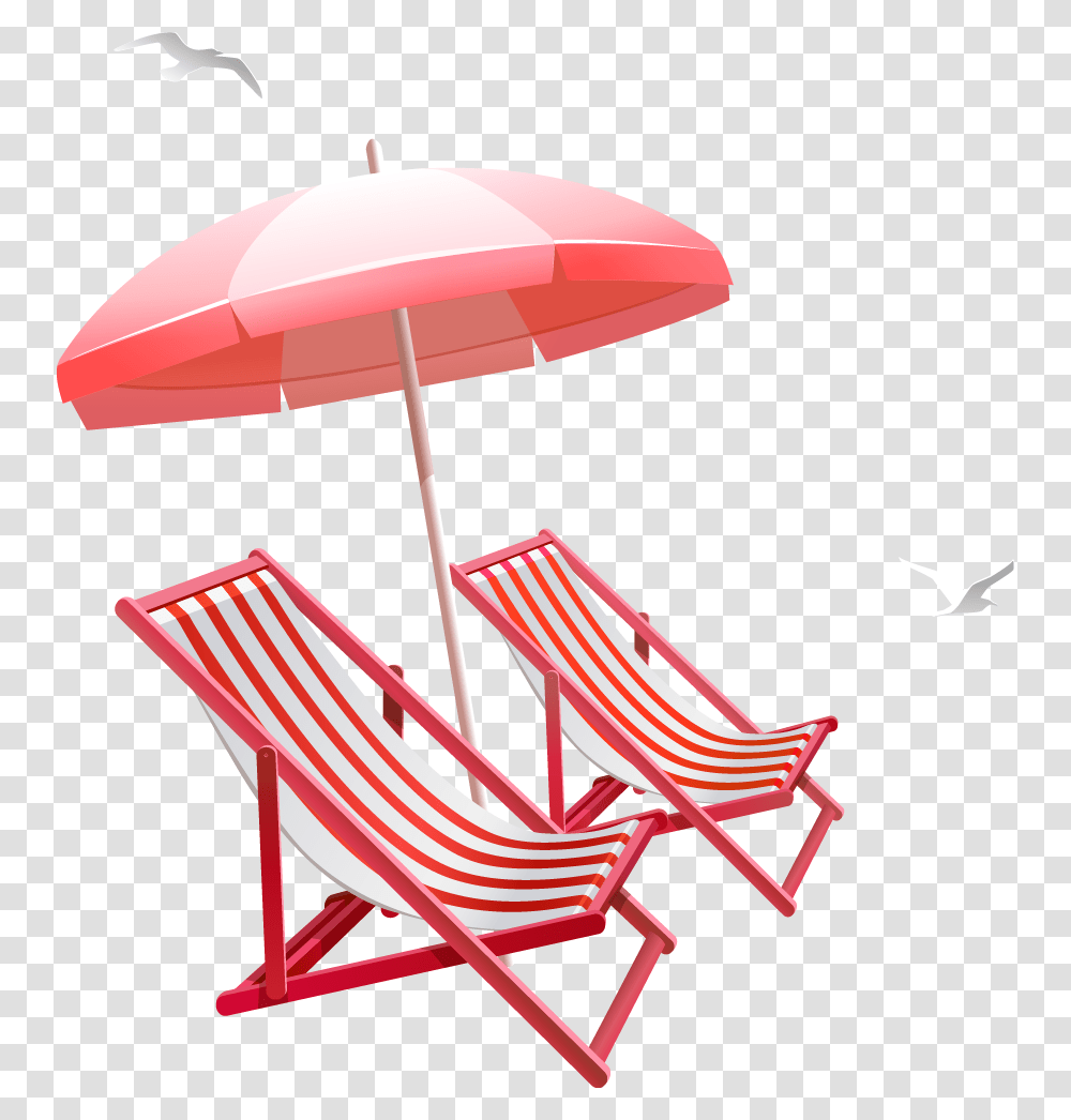 Clipart Umbrella Beach Chair Beach Chair And Umbrella, Furniture, Patio Umbrella, Garden Umbrella, Canopy Transparent Png