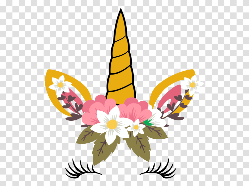Clipart Unicorn, Plant, Pattern, Flower, Blossom Transparent Png