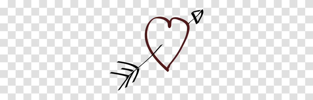 Clipart Up Arrow, Heart, Maroon Transparent Png