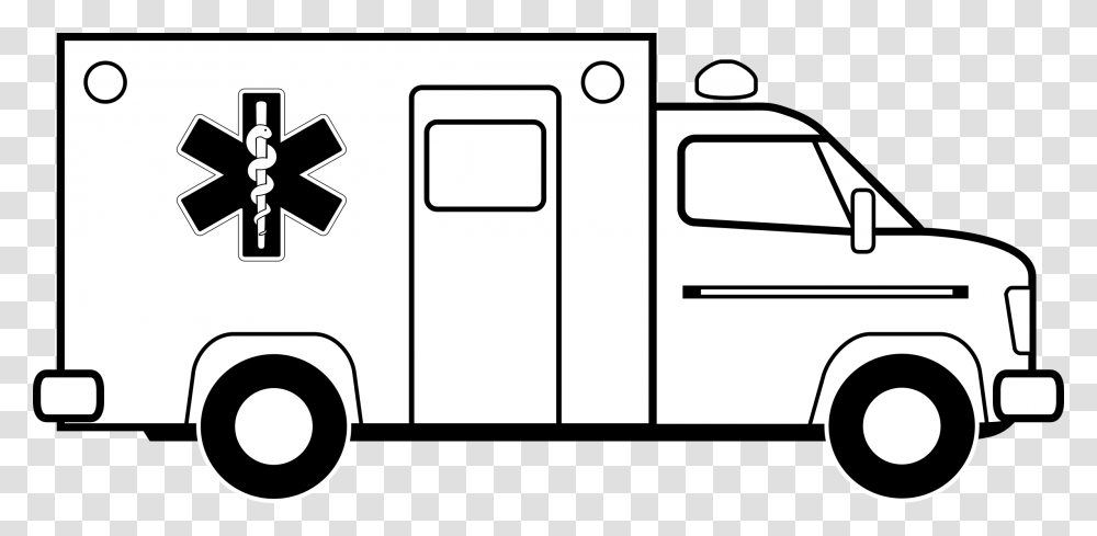 Clipart, Van, Vehicle, Transportation, Ambulance Transparent Png