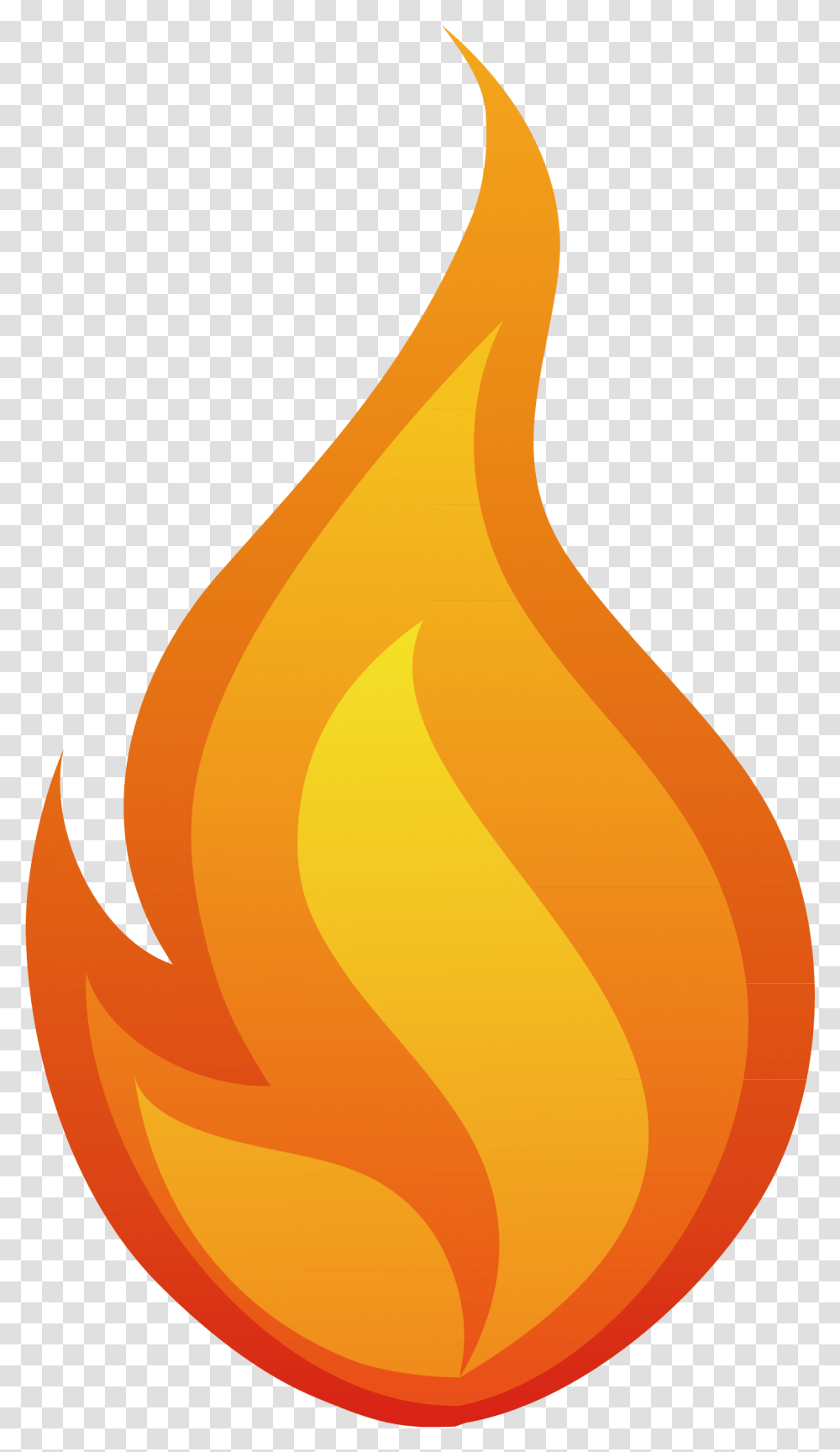 Clipart Vector Flame Feuer Gemalt, Fire Transparent Png