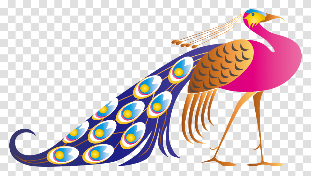 Clipart Vector Peacock Free Clip Art Peacock, Animal, Fish, Bird Transparent Png