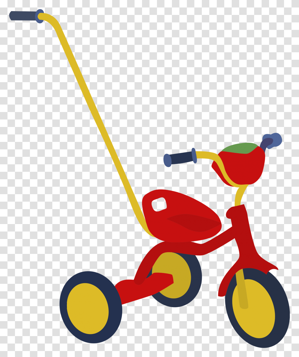 Clipart, Vehicle, Transportation, Tricycle, Lawn Mower Transparent Png