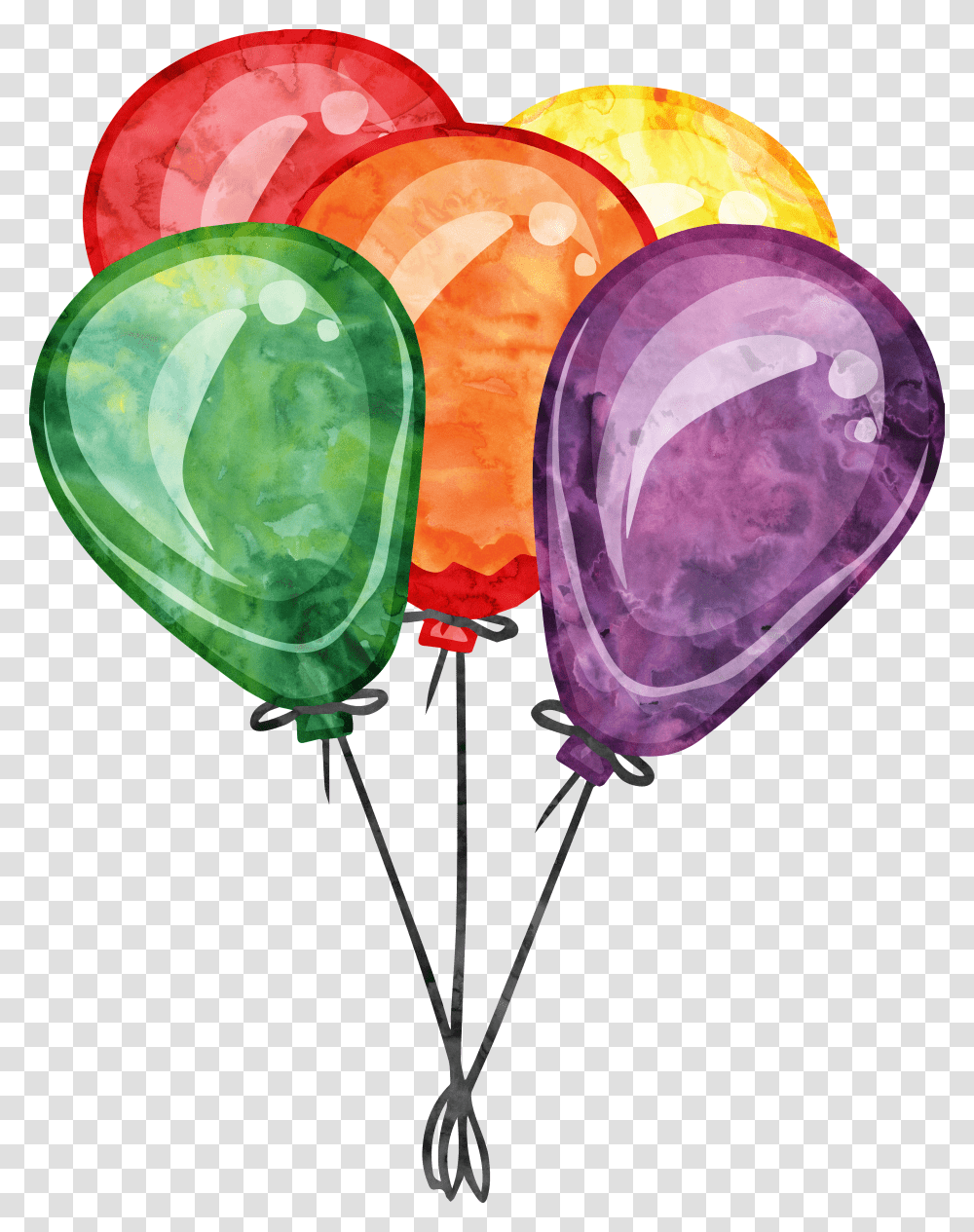 Clipart Watercolor Balloon Transparent Png