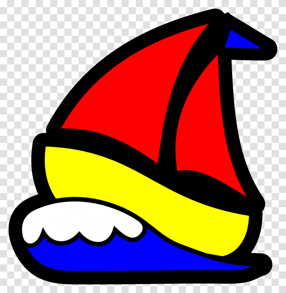 Clipart Waves Sailboat, Logo, Trademark Transparent Png