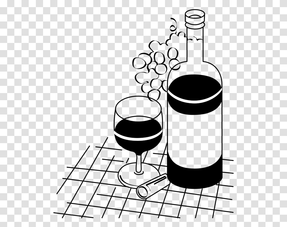 Clipart Wine Bottle And Glass Clip Art Wine Drawing, Moon, Outer Space, Night, Astronomy Transparent Png