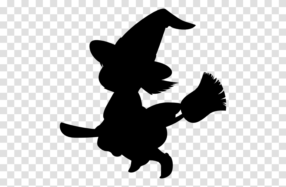 Clipart Witches, Stencil, Silhouette, Person, Human Transparent Png