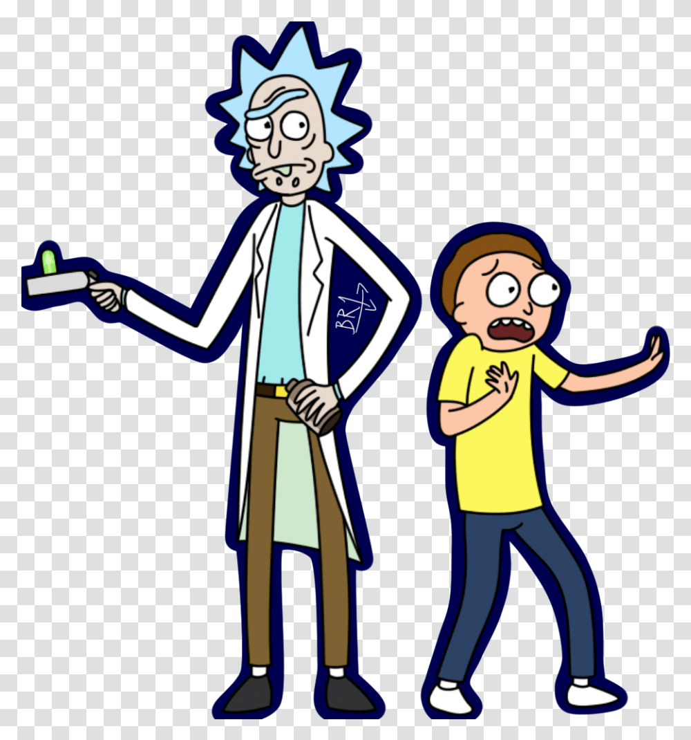 Clipart With No White Background Rick And Morty Without Background, Person, Doodle, Drawing, Performer Transparent Png