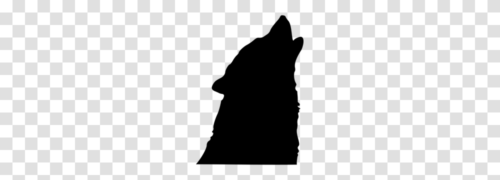 Clipart Wolf Head Silhouette, Gray, World Of Warcraft Transparent Png