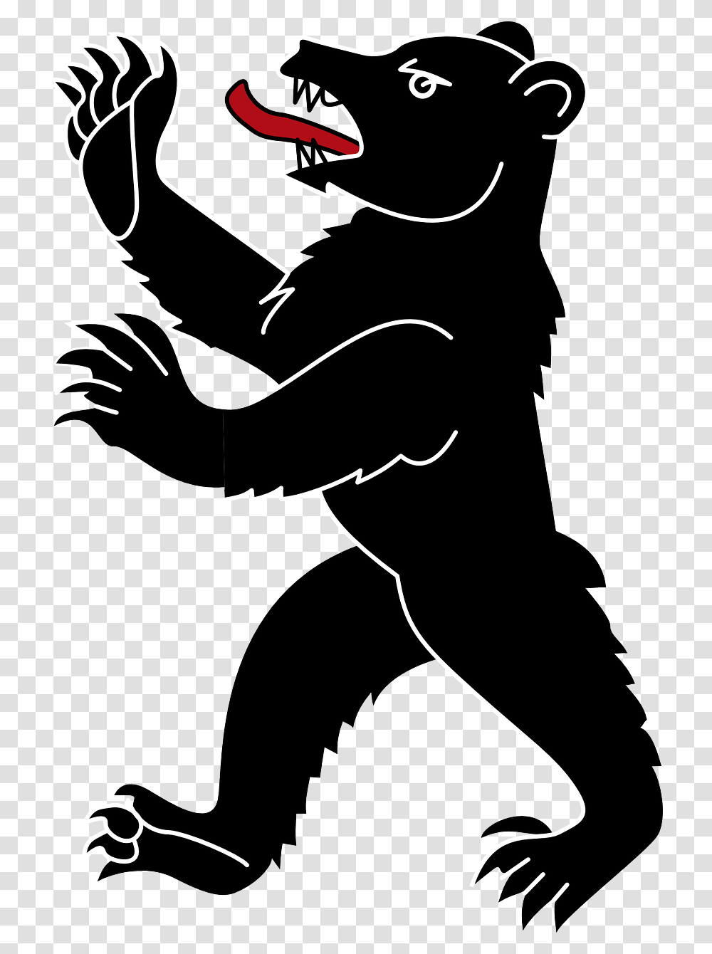 Clipart Wolverine Animal Black And White, Stencil, Silhouette, Person, Human Transparent Png