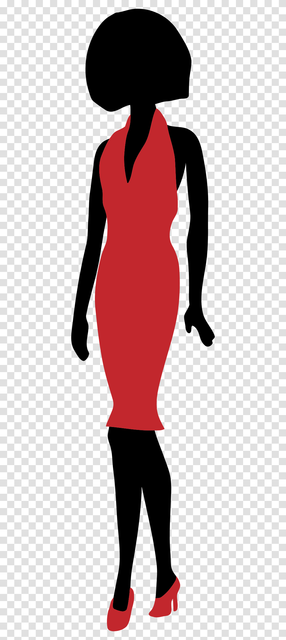 Clipart Woman Silhouette Red Dress, Sport, Beverage, Light, Logo Transparent Png