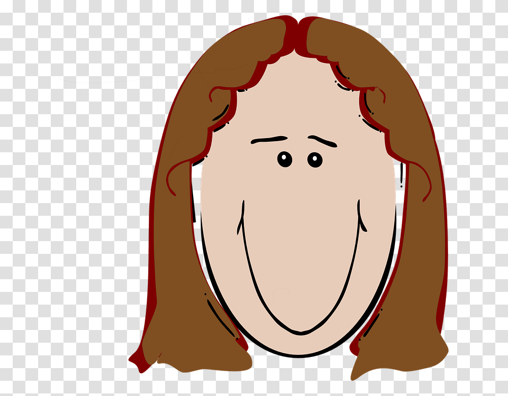 Clipart Woman With Brown Hair, Label, Plant, Grain, Produce Transparent Png