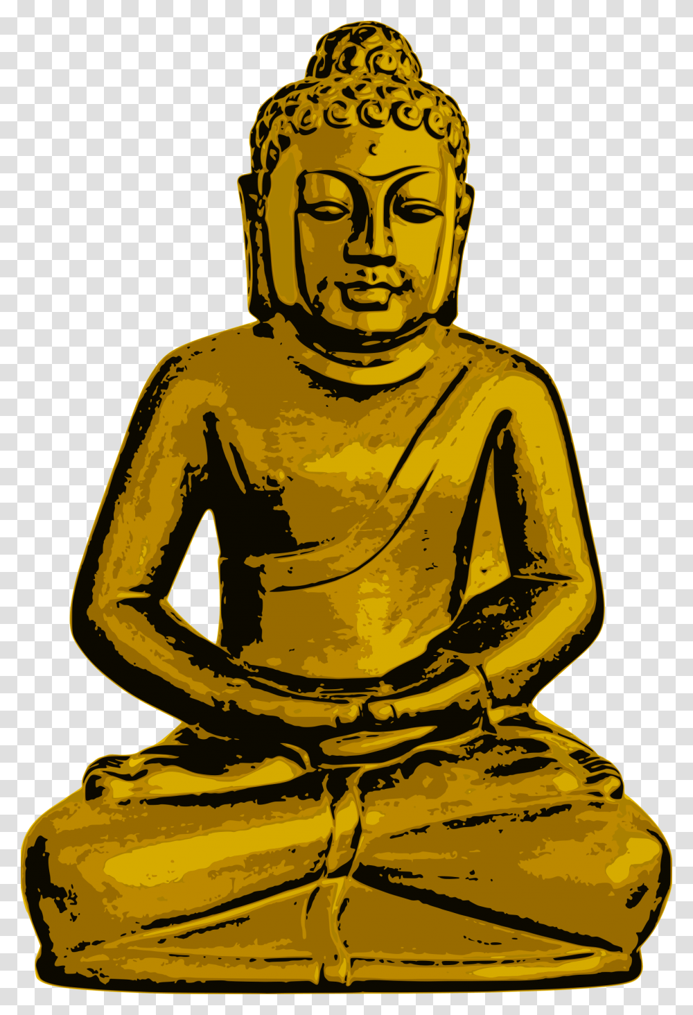 Clipart, Worship, Buddha, Person, Human Transparent Png