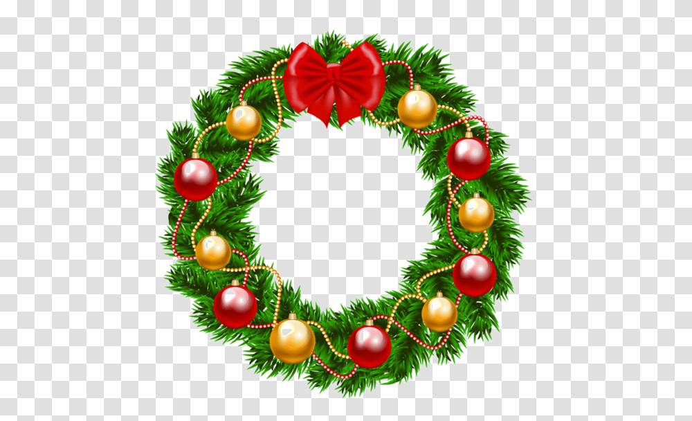 Clipart Wreath Christmas Day Clip Vintage Christmas Wreath Clipart, Christmas Tree, Ornament, Plant Transparent Png