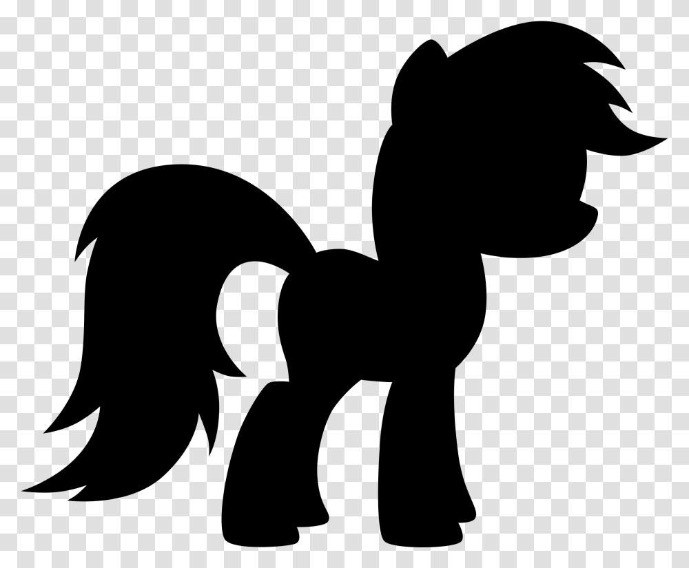 Clipart Zebra Shadow My Little Pony Clipart Silhouette, Gray, World Of Warcraft Transparent Png