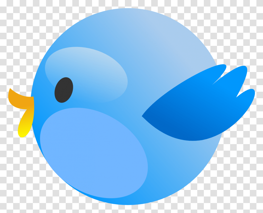 Clipartblue Bird Twitter Icon Free Image Download Clipart Bird Blue, Sphere, Balloon, Astronomy, Outer Space Transparent Png