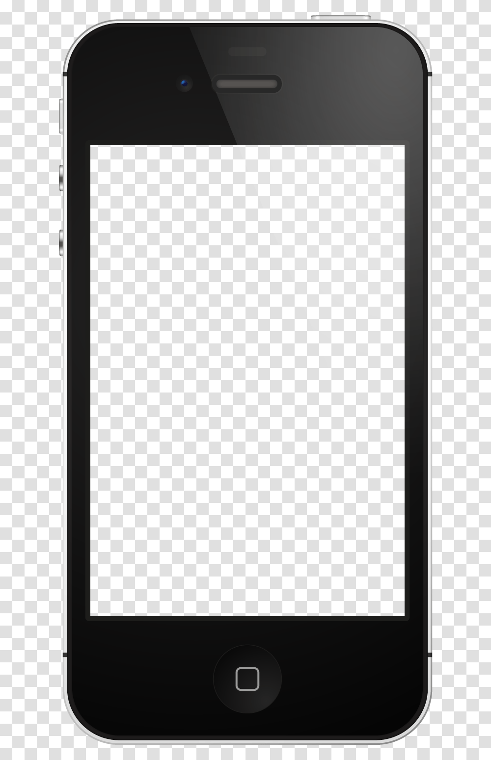 Cliparts For Free Download Blank Cell Phone Template, Mobile Phone, Electronics, Iphone Transparent Png