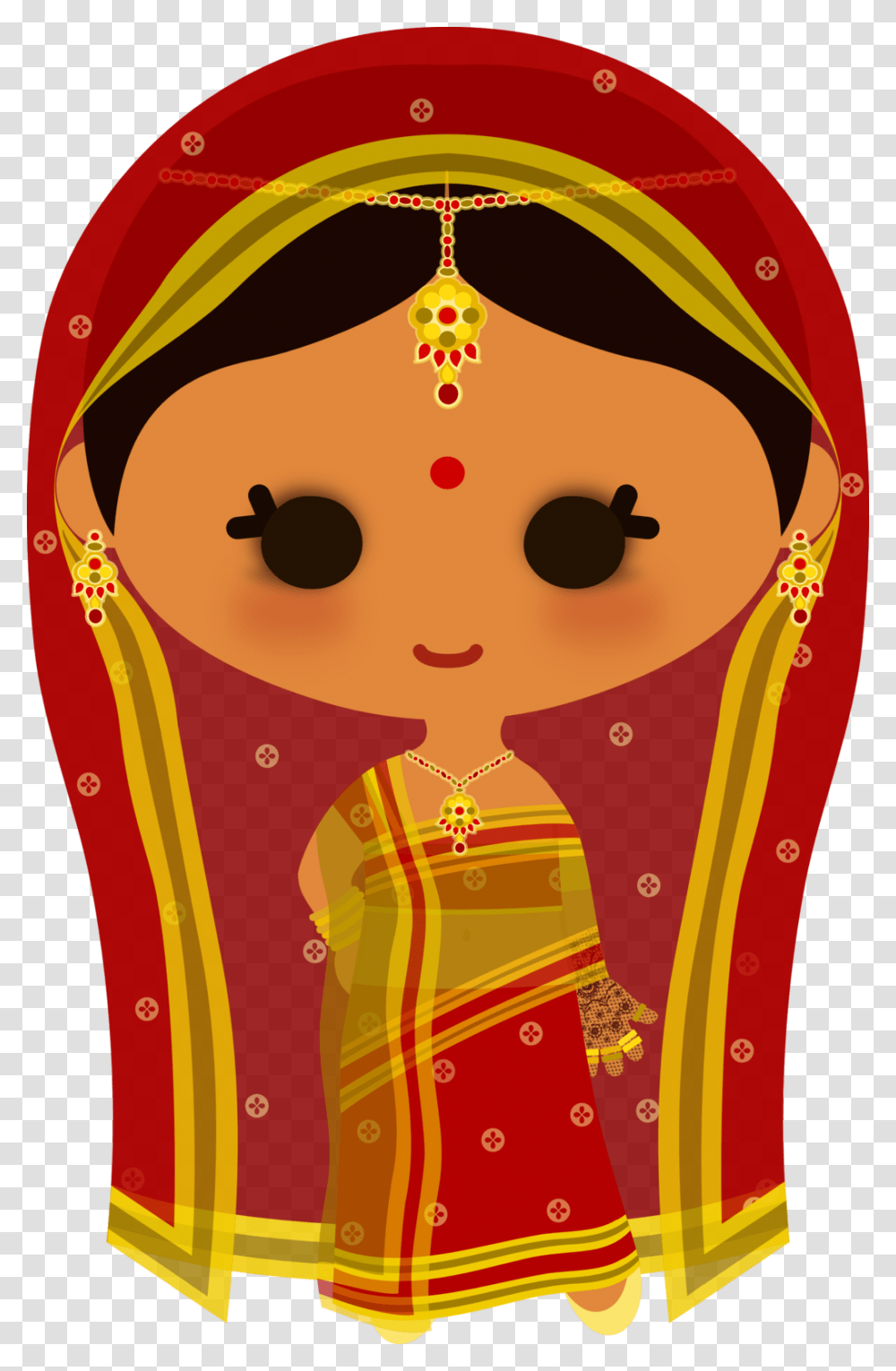 Cliparts For Free Download India Clipart Kawaii Indian Bride Vector, Face, Food, Sweets, Photography Transparent Png