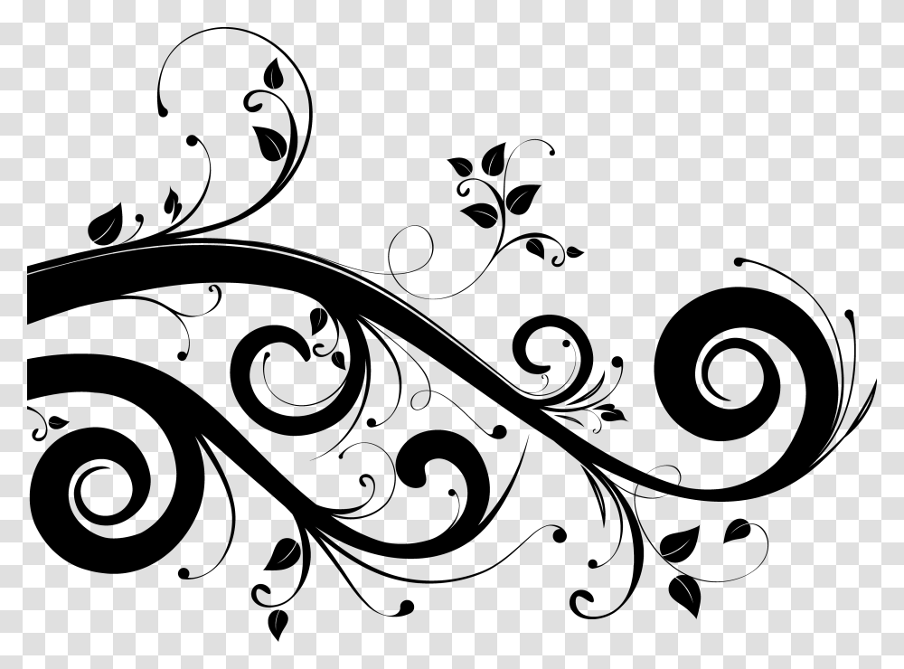 Cliparts For Free Download Swirls Clipart Intricate Clip Art Flourishes, Gray, World Of Warcraft Transparent Png