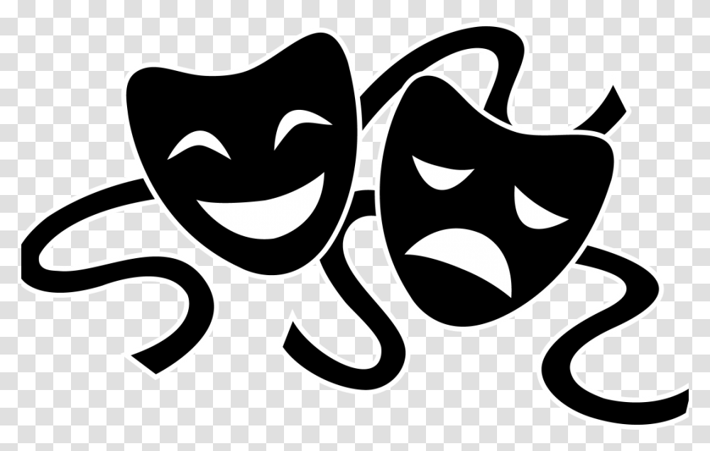 Cliparts For Free Drama Masks, Label, Stencil Transparent Png