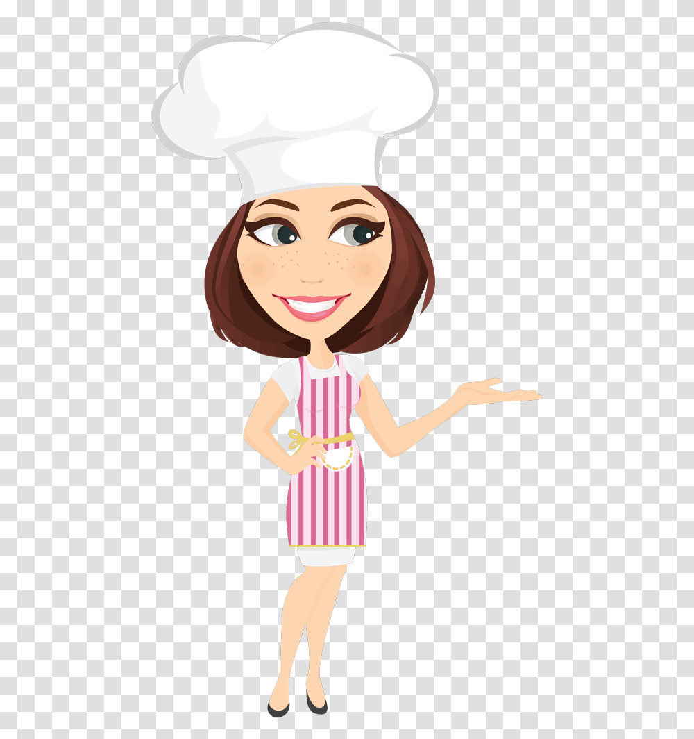 Cliparts For Free Girl Baker, Person, Human, Female, Doll Transparent Png