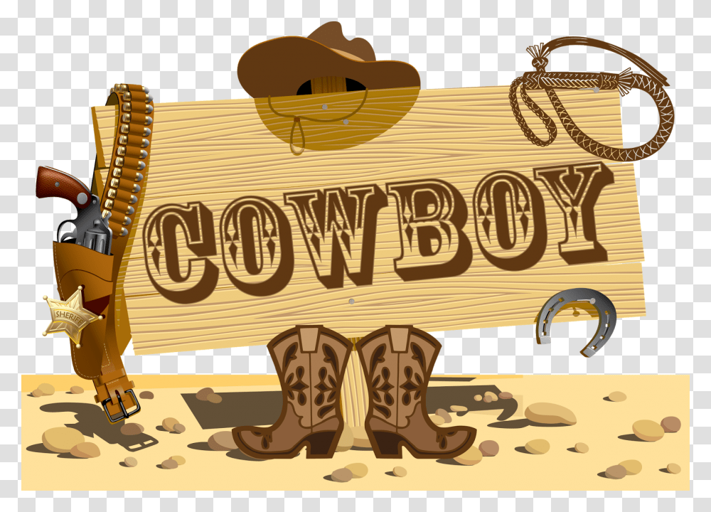 Cliparts For Free Wild West Country Party, Apparel, Footwear, Boot Transparent Png